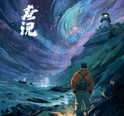 漫画阅读场景：翻开书本与手机屏幕上的漫画画面